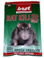 Родентицид Best Рат Кілер (Rat Killer) 100 г - Агроленд