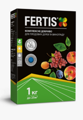 Комплексное удобрение Fertis для плодовых деревьев и винограда 1 кг - Агроленд
