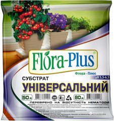 Субстрат Універсальний Flora Plus 80л - Агроленд